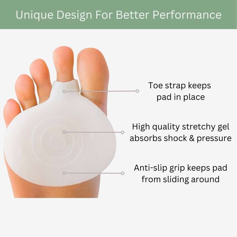 ball of foot cushions with soft gel