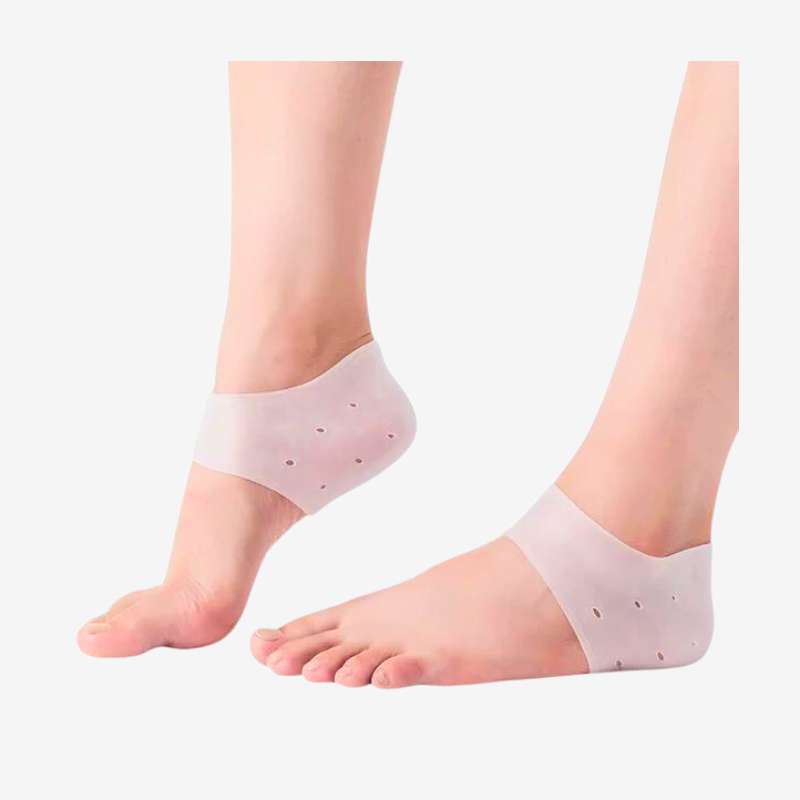 Mitsico Silicone Gel Heel Pad Socks For Heel Swelling Pain Relief, Dry Hard  Cracked Heels Repair at Rs 25/piece | Silicone Heel Pad in Surat | ID:  27429826533