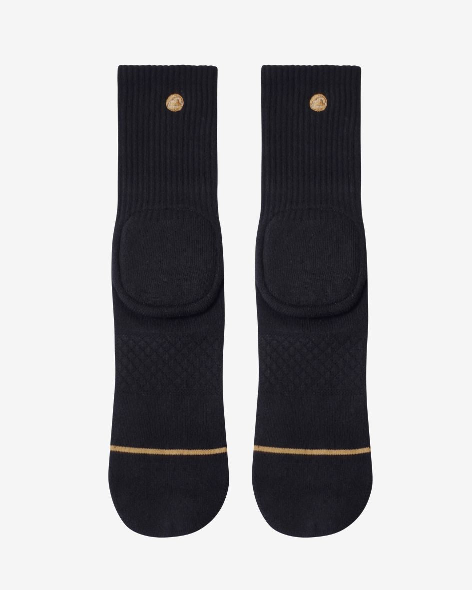 Shezza Foam-padded Crew Sock S - Heel Protection For Sports, Hiking ...