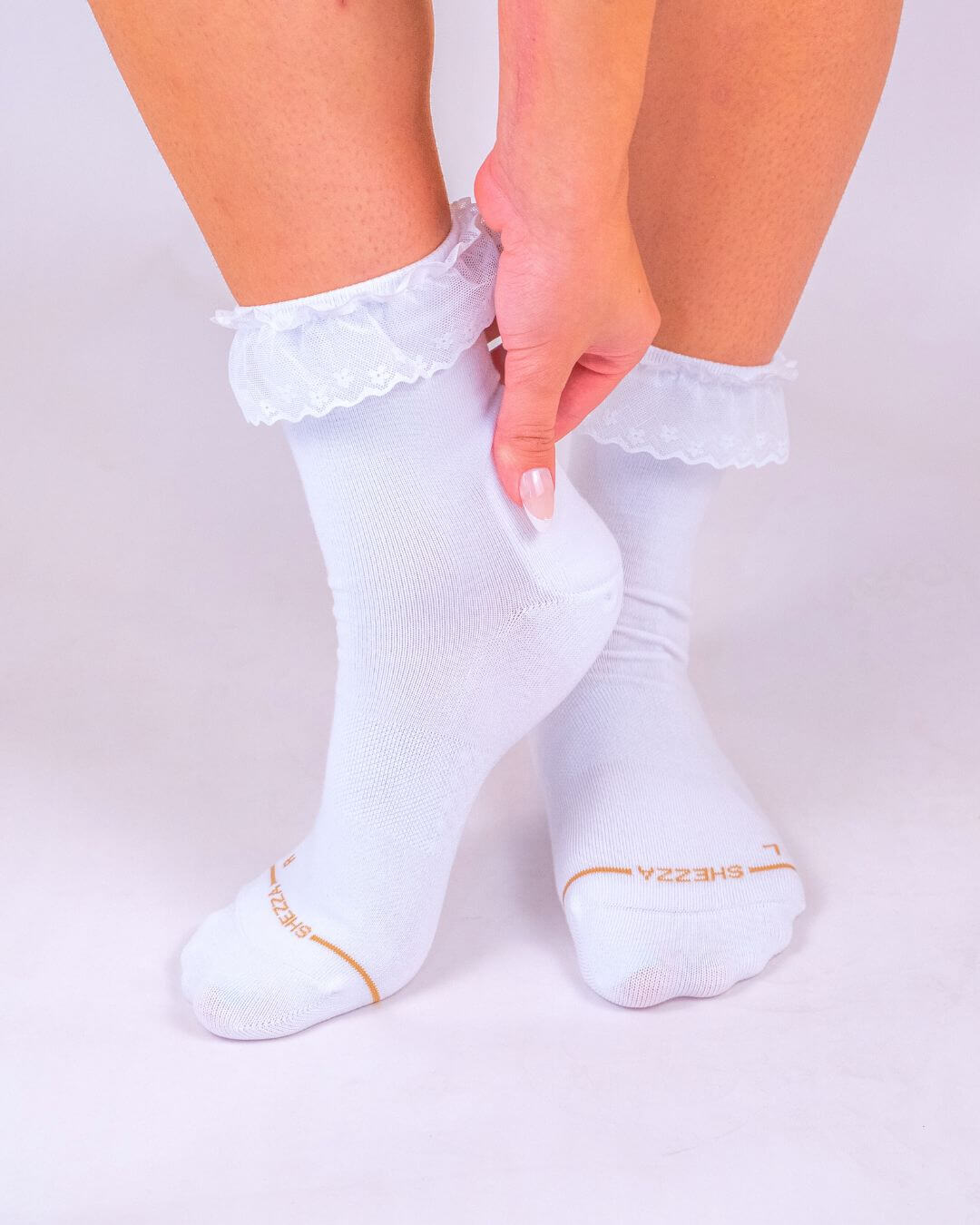 Padded Lace Socks